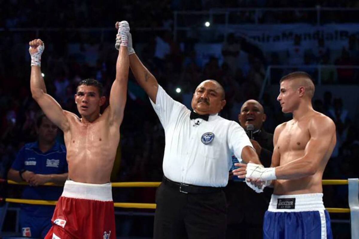 Colombia clasificó de forma histórica a semifinal de la Serie Mundial de Boxeo (Foto: EFE/VANGUARDIA LIBERAL)