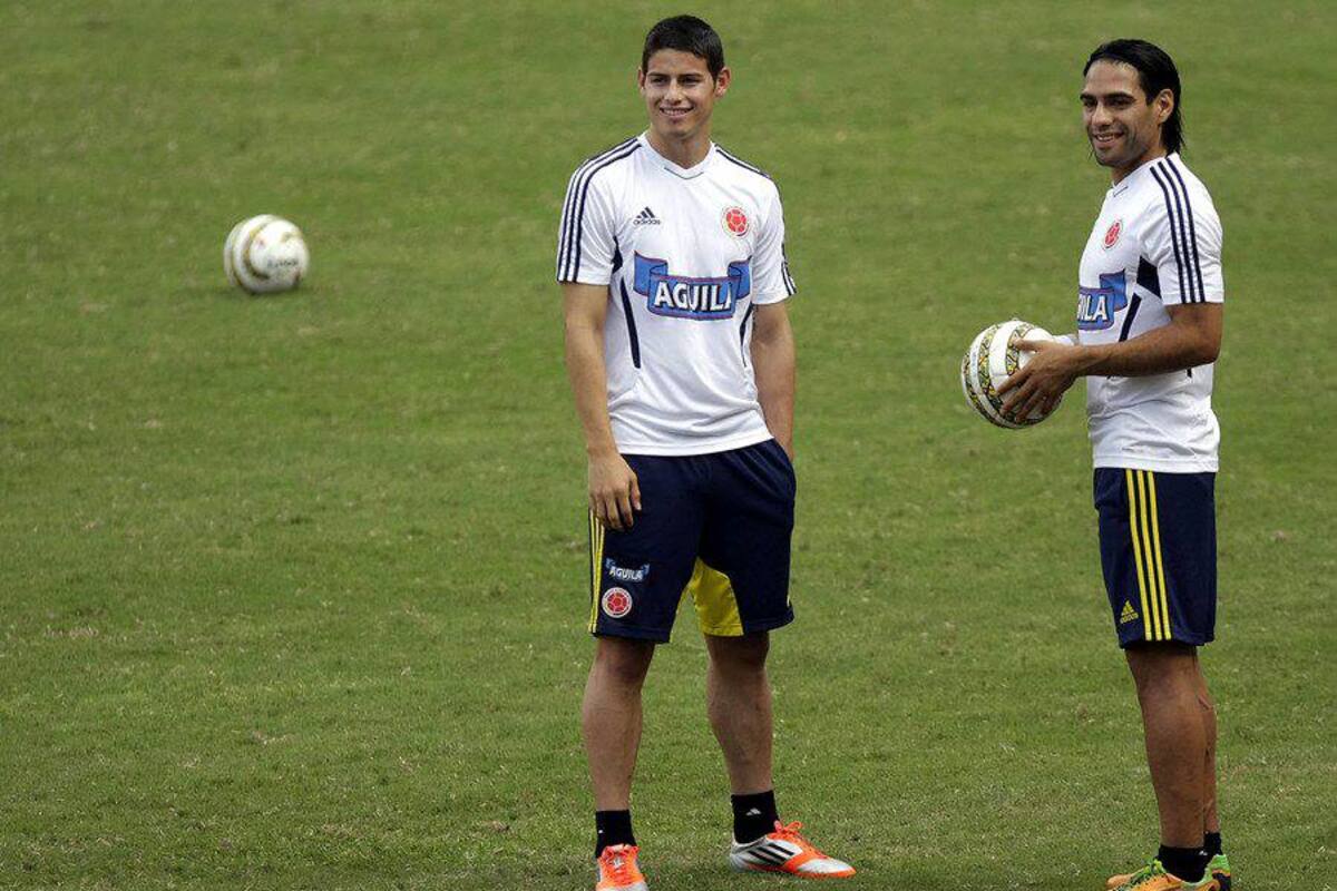 Ospina y Sánchez le dan la bienvenida a Falcao y James en Francia (Foto: COLPRENSA/VANGUARDIA LIBERAL)