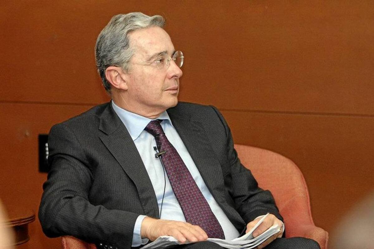 Álvaro Uribe rindió informe frente al fallo de La Haya (Foto: Colprensa/VANGUARDIA LIBERAL)
