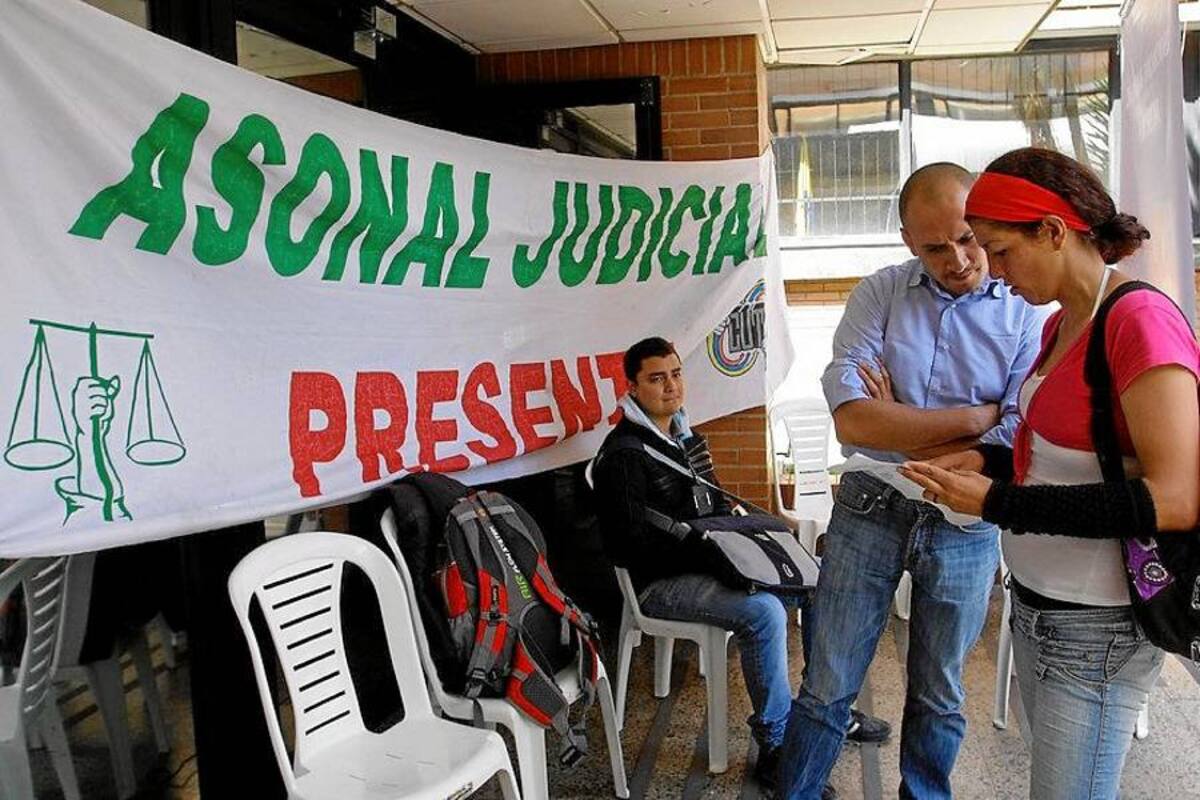 Asonal Judicial y Gobierno Nacional no logran conciliar (Foto: Archivo/VANGUARDIA LIBERAL)