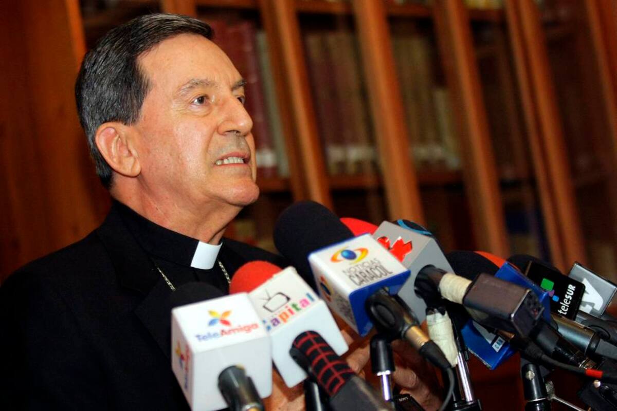 "Ni una muerte más por esta guerra absurda": monseñor Rubén Salazar (Foto: Colprensa/ VANGUARDIA LIBERAL)