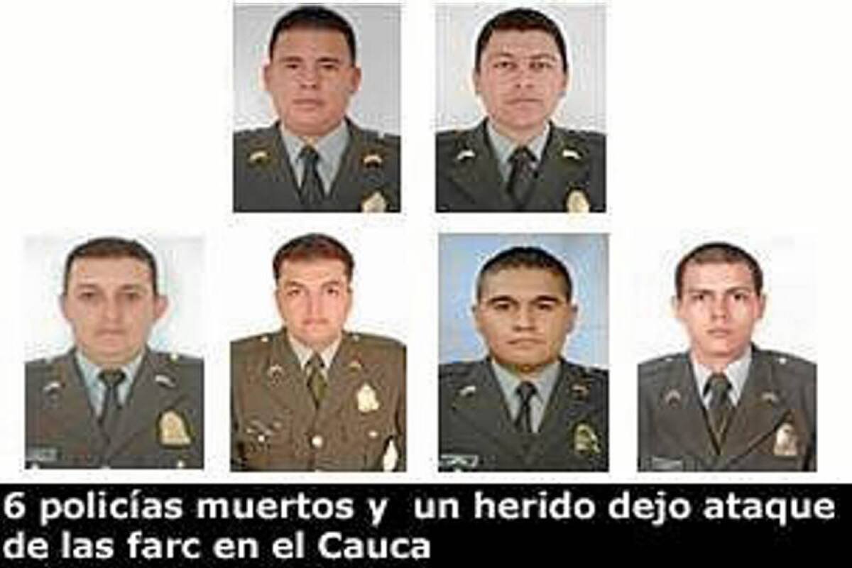 Crímenes de seis policías en el Cauca no quedarán impunes: Santos (Foto: Colprensa/ VANGUARDIA LIBERAL)