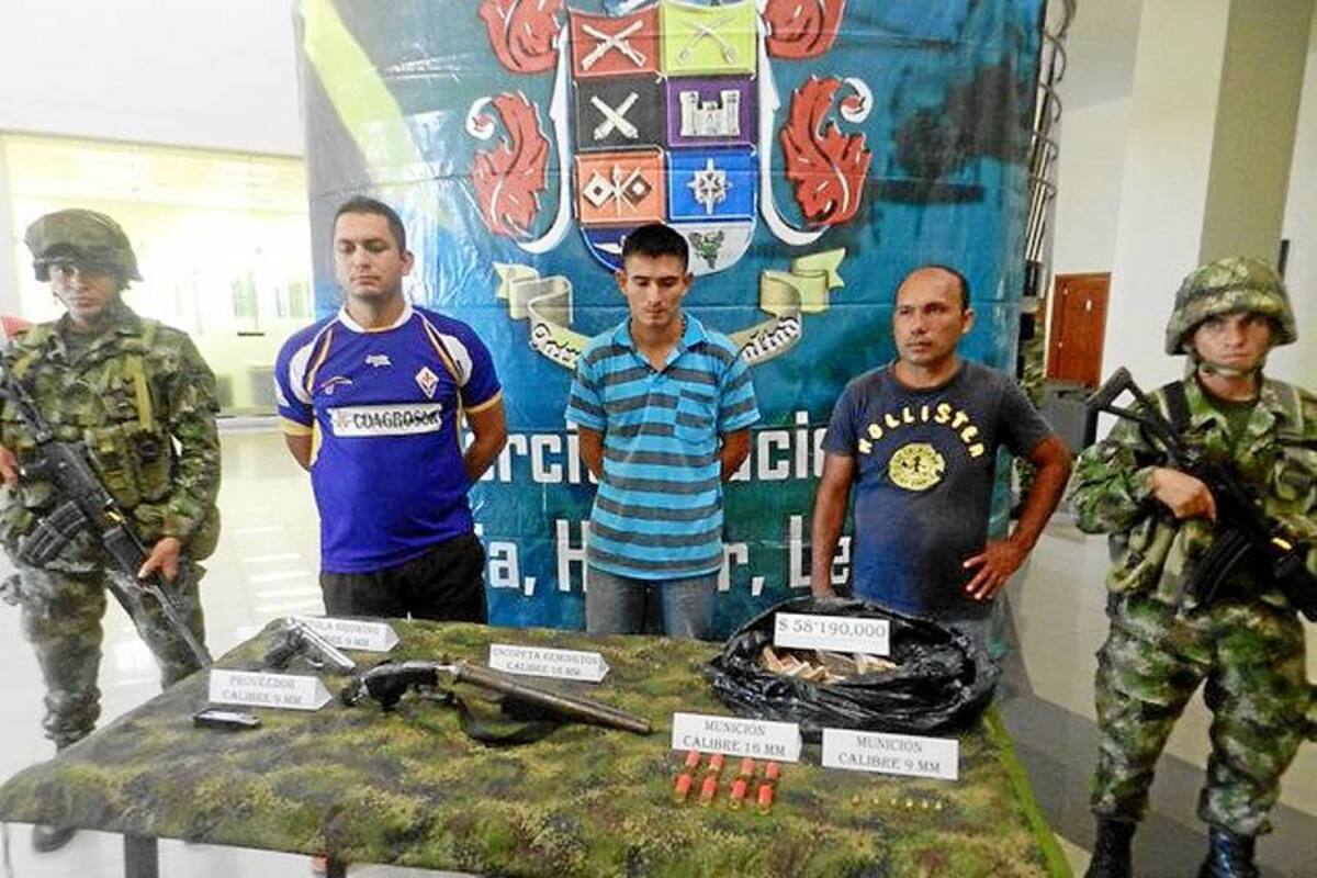 Caen tres presuntos integrantes del Frente 37 de las Farc (Foto: Archivo/VANGUARDIA LIBERAL)