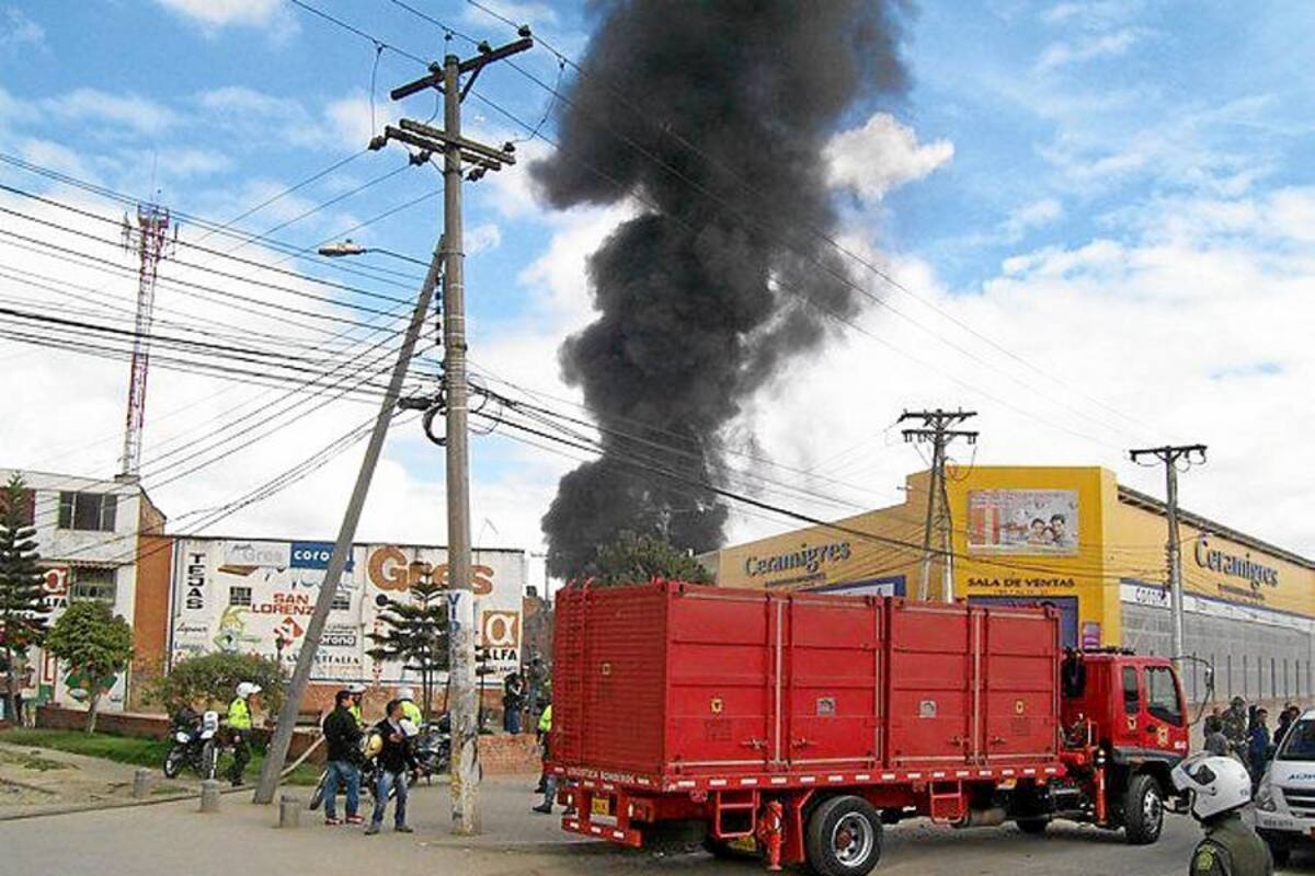 Explosión en sur de Bogotá deja varios heridos (Foto: Colprensa/VANGUARDIA LIBERAL)