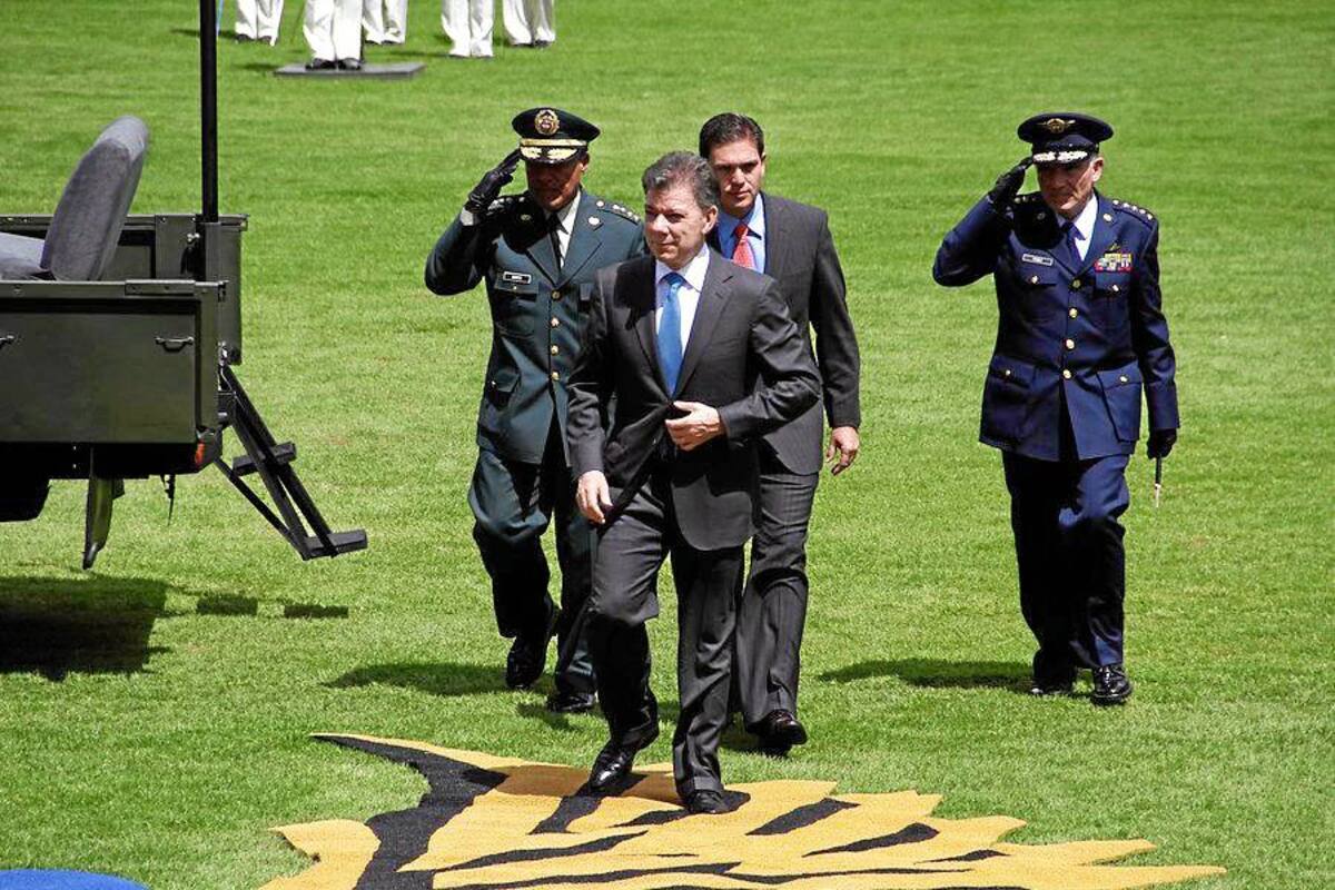 Santos exalta el fuero militar (Foto: Colprensa/VANGUARDIA LIBERAL)