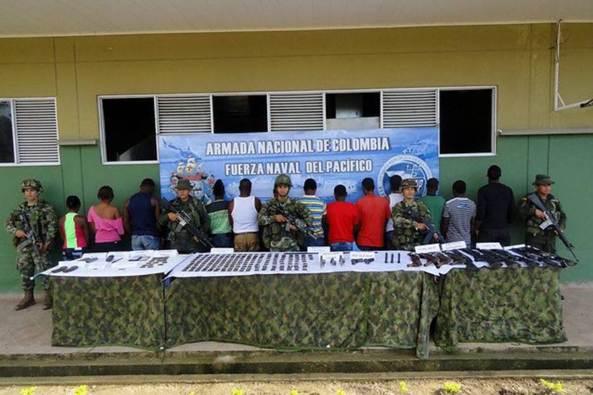 Se entregan 15 'Urabeños' a la armada en Chocó (Foto: Colprensa/VANGUARDIA LIBERAL)