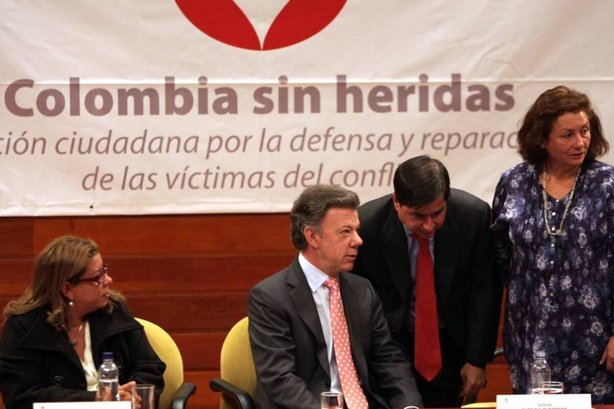 Santos instó a empresarios a contribuir con reparación a víctimas (Foto: Colpresa/VANGUARDIA LIBERAL)