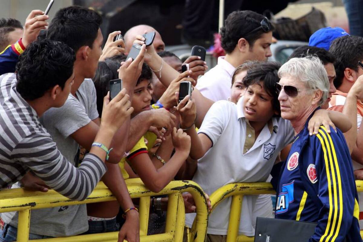 Pékerman y la Selección, más cerca de los hinchas (Foto: Colprensa / VANGUARDIA LIBERAL)