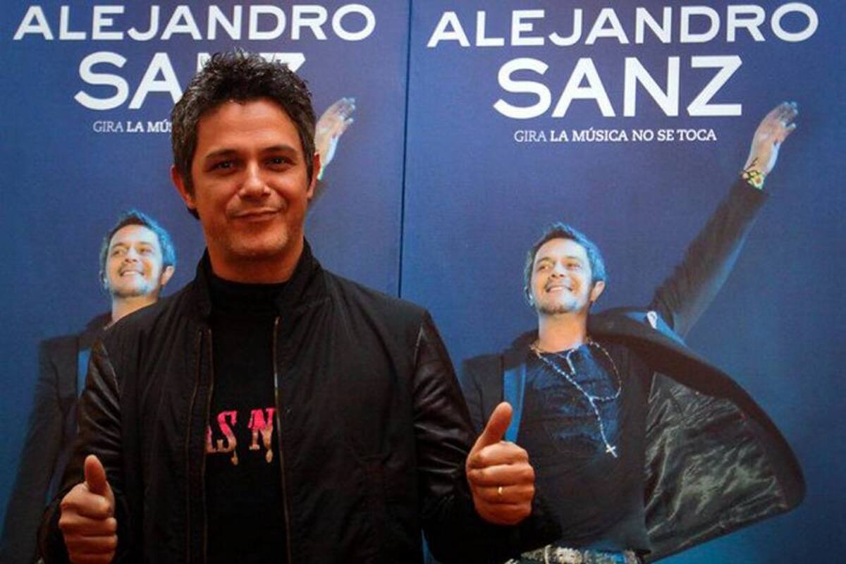Alejandro Sanz, de concierto hoy en Bogotá (Foto: Colprensa/VANGUARDIA LIBERAL)
