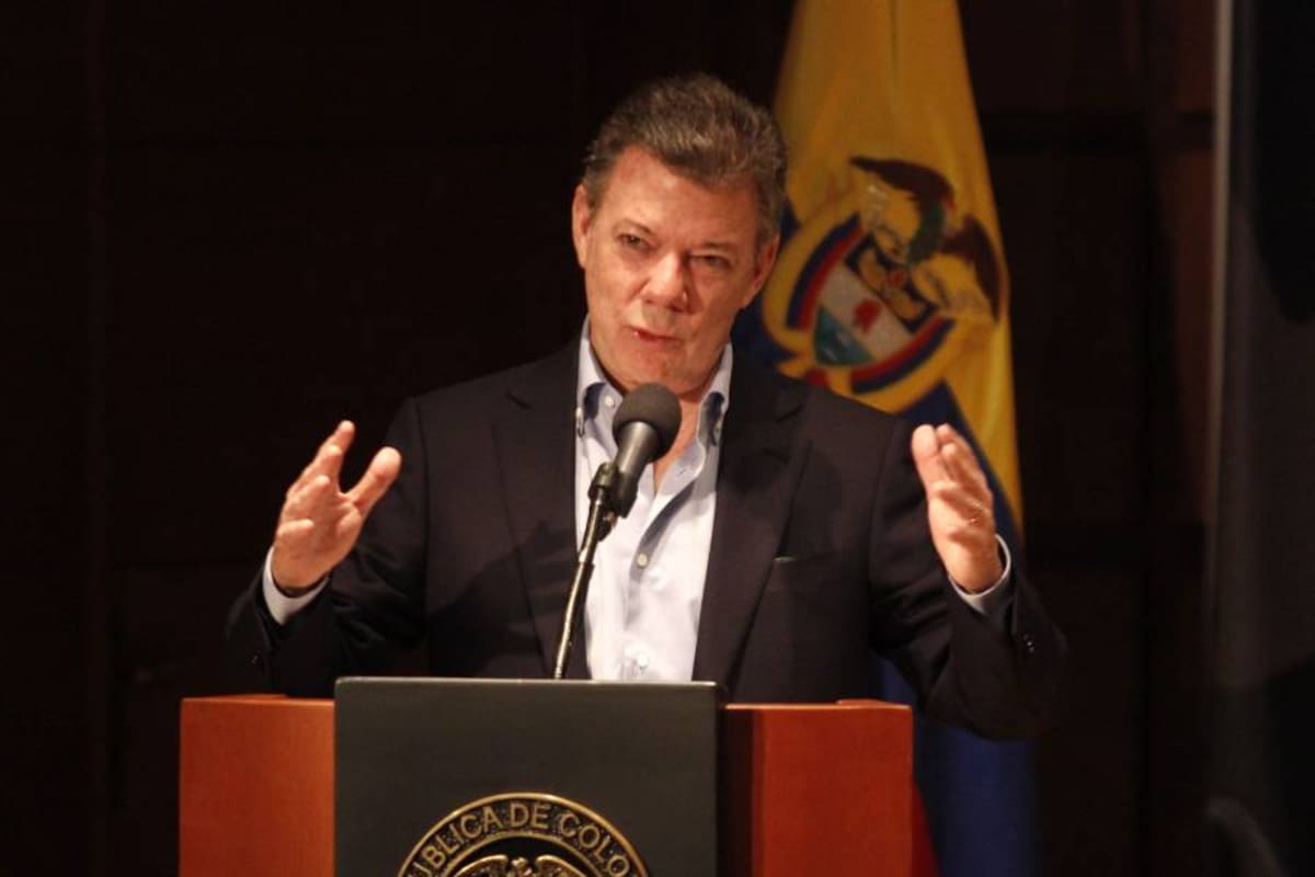 Santos resaltó el apoyo del Papa, Clinton y Blair al proceso de paz (Foto: Archivo/VanguardiaLiberal)
