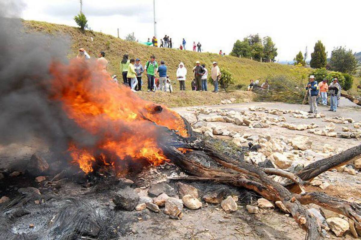 En Cauca siguen los bloqueos viales a pesar de acuerdos en Tunja (Foto: colprensa/VANGUARDIALIBERAL)