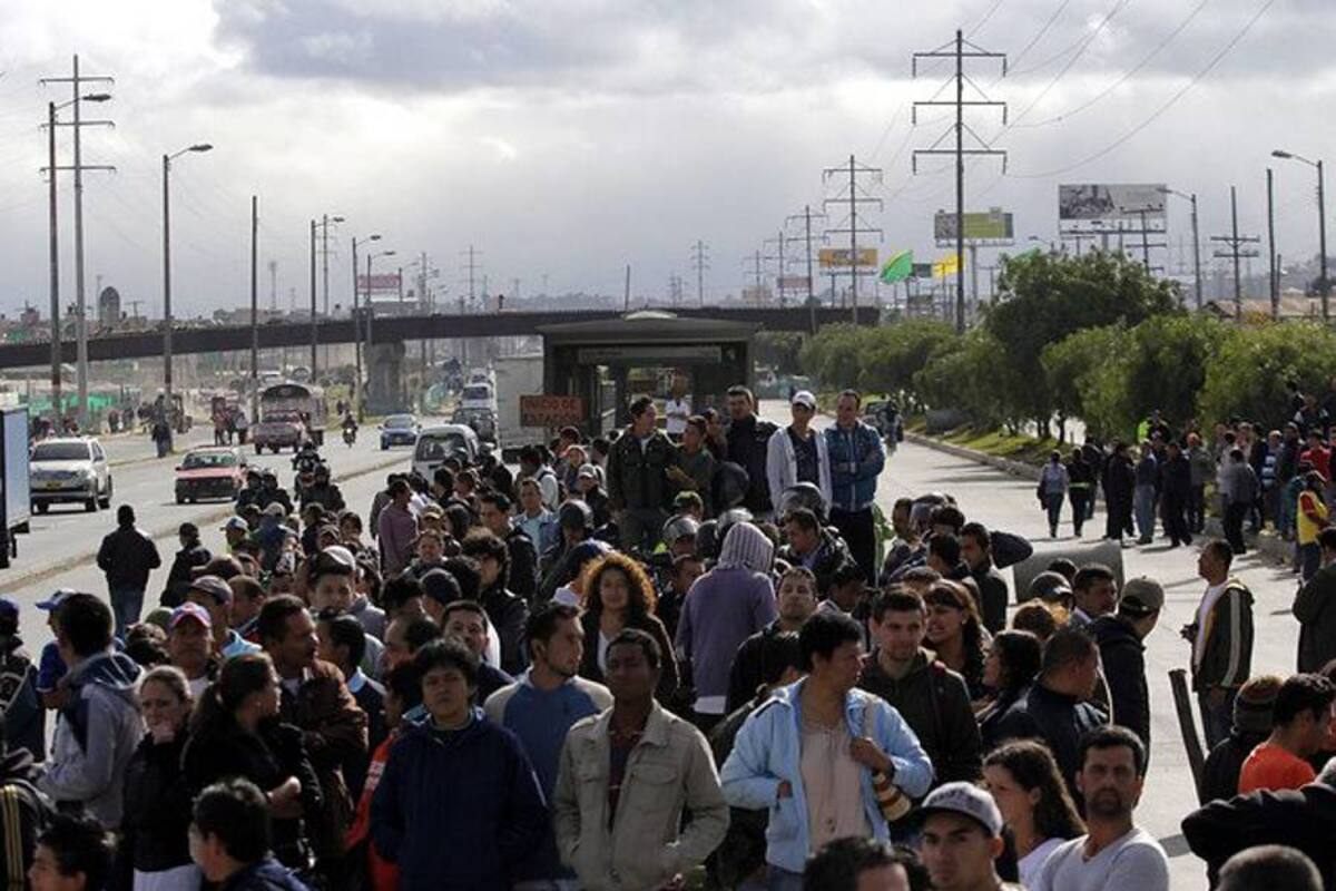Arrancaron las 15 marchas por paro nacional (Foto: Archivo/VANGUARDIA LIBERAL)