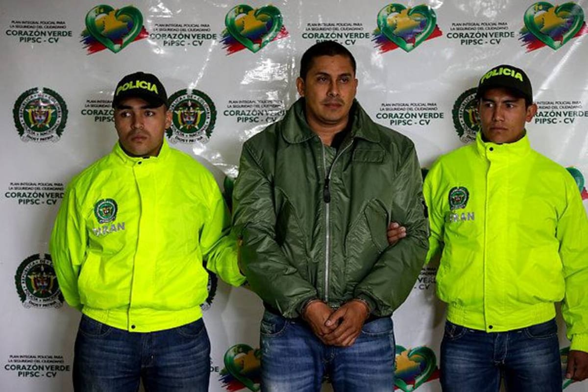 Policía capturó a alias ‘Dimas’ del clan Úsuga’ (Foto: Colprensa / VANGUARDIA LIBERAL)