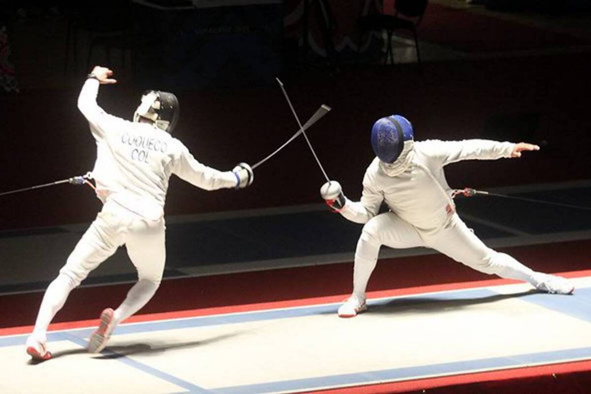 Colombia ganó la medalla de plata en equipo espada masculino (Foto: Colprensa/VANGUARDIA LIBERAL)
