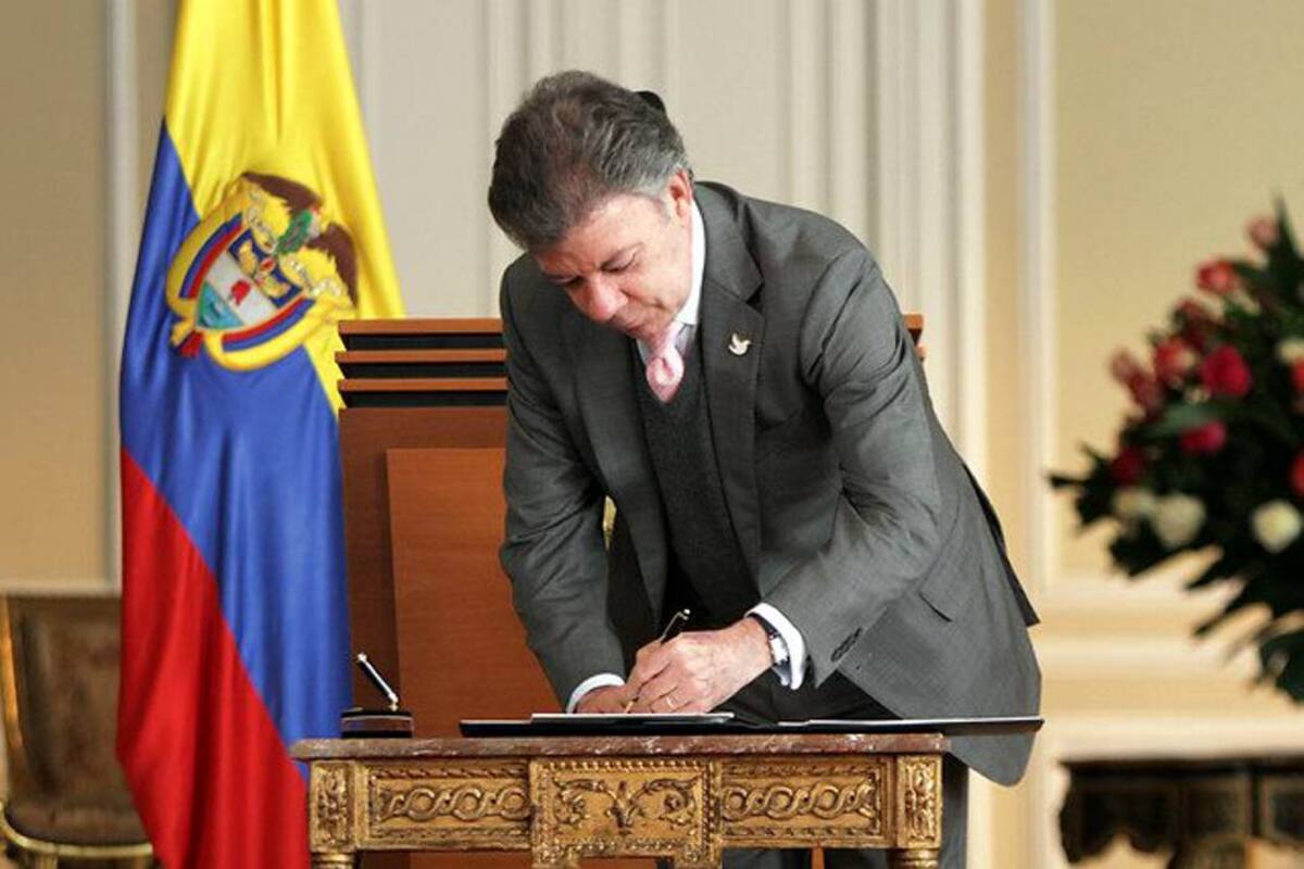 Presidente Santos sancionó Ley Estatutaria de Reforma a la Salud (Foto: Colprensa / VANGUARDIA LIBERAL)