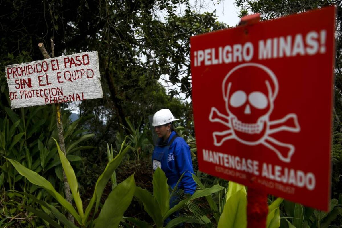Donantes prometen 72 millones dólares para lucha contra minas antipersona (Foto: Archivo / VANGUARDIA LIBERAL)