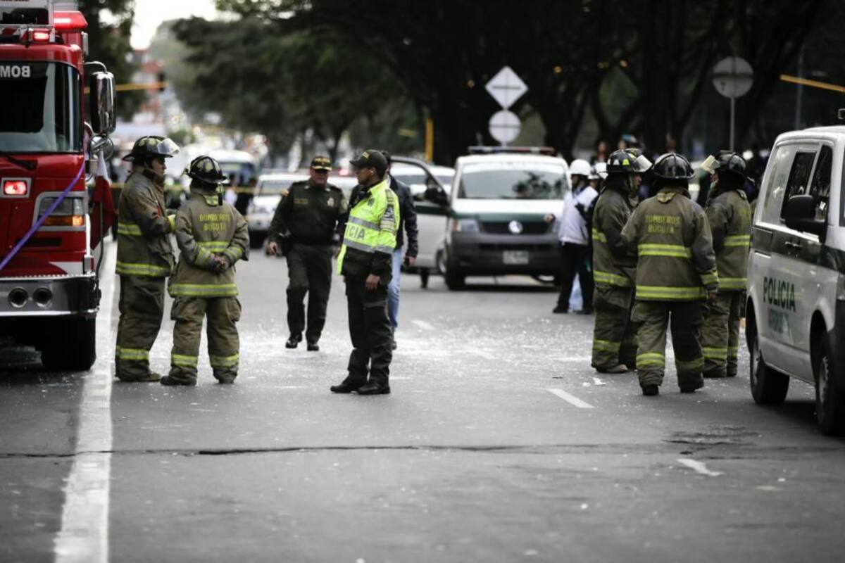 Detonan bomba panfletaria frente a sede de lo que era Saludcoop en Bogotá (Foto: Archivo / VANGUARDIA LIBERAL)
