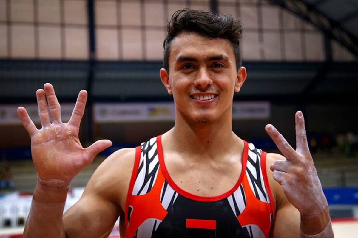 Jossimar Calvo, el abanderado de Colombia para Río-2016 (Foto: Colprensa /VANGUARDIA LIBERAL)