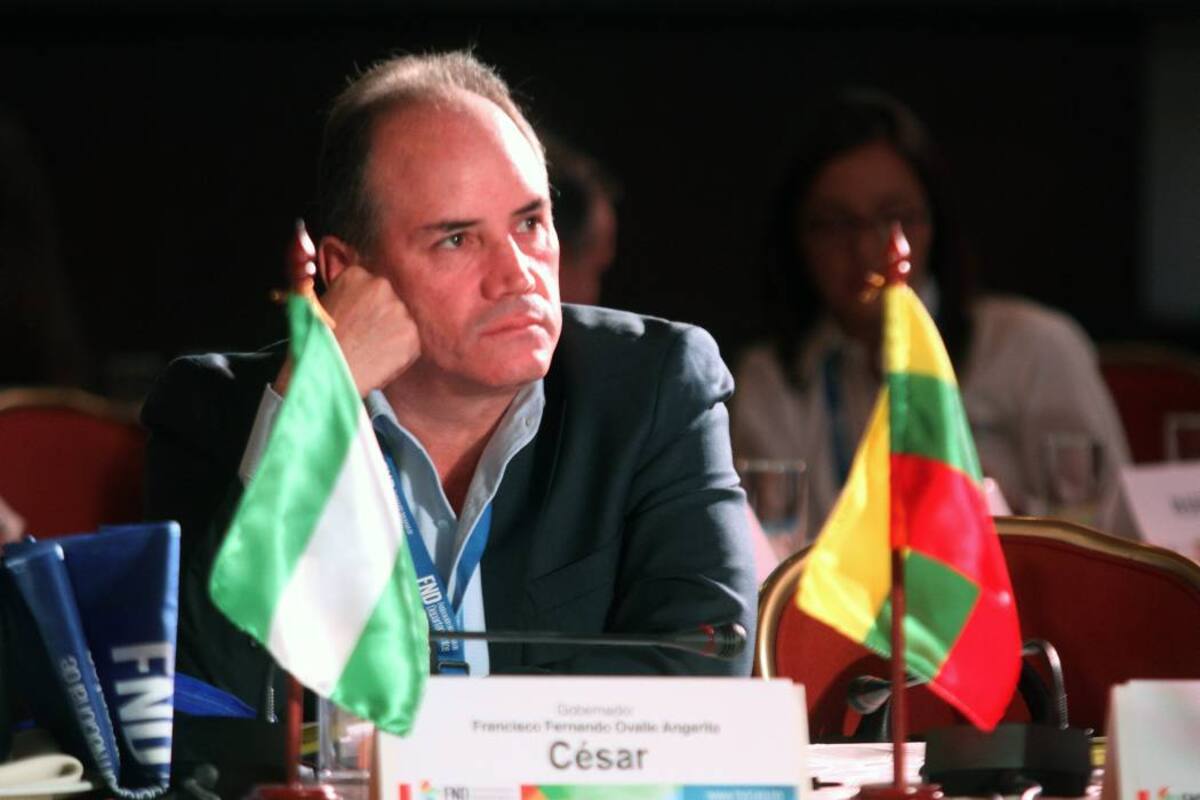 Dejan en firme la elección del gobernador del Cesar, Fernando Ovalle (Foto: Colprensa /VANGUARDIA LIBERAL )