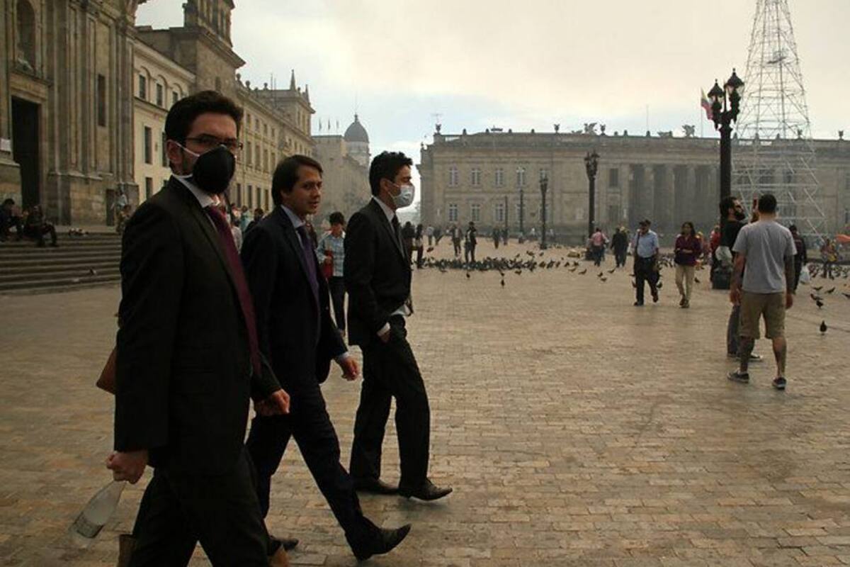 Alerta amarilla en Bogotá por afectación en la calidad del aire (Foto: Colprensa / VANGUARDIA LIBERAL)