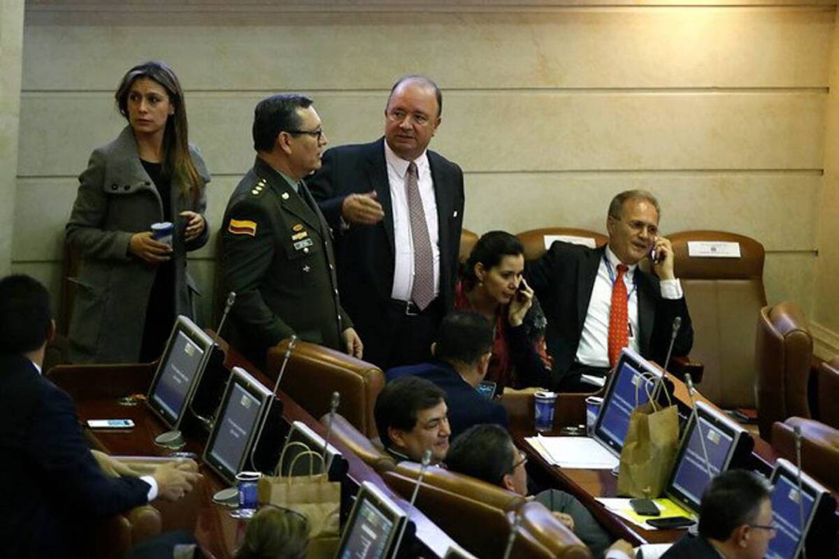 Se aprueba el nuevo Código de Policía en la Cámara de Representantes (Foto: Colprensa/VANGUARDIA LIBERAL)