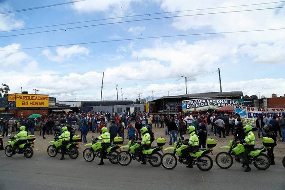 Juan Manuel Santos anunció medidas para enfrentar el paro camionero (Foto: Colprensa /VANGUARDIA LIBERAL)