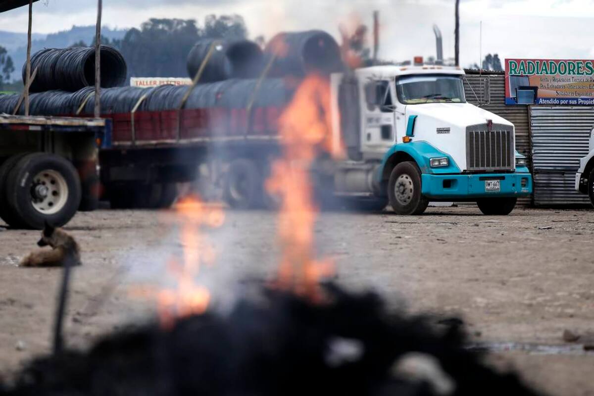 Reportan el primer camión incautado para extinción por bloqueo (Foto: Colprensa/ VANGUARDIA LIBERAL)