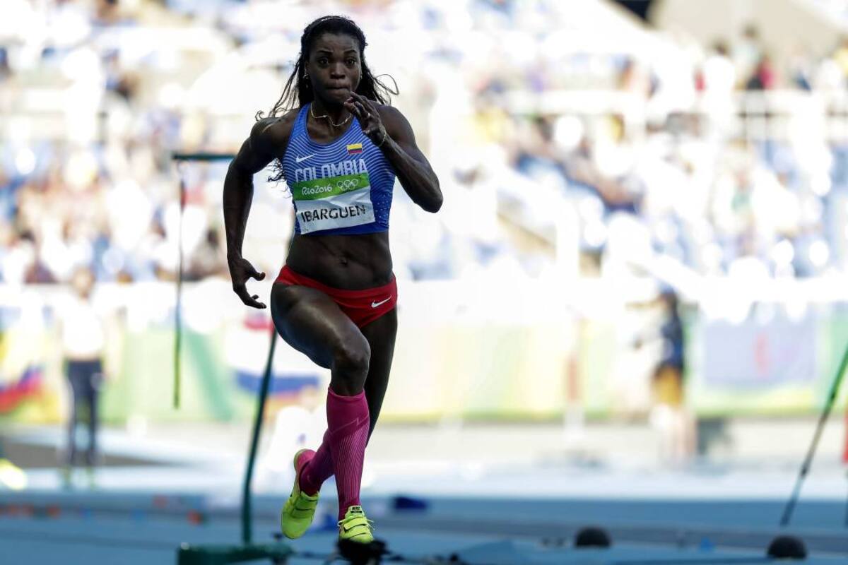 Caterine Ibargüen estrena hoy su medalla de oro en la Liga Diamante (Foto: Archivo/VANGUARDIA LIBERAL)