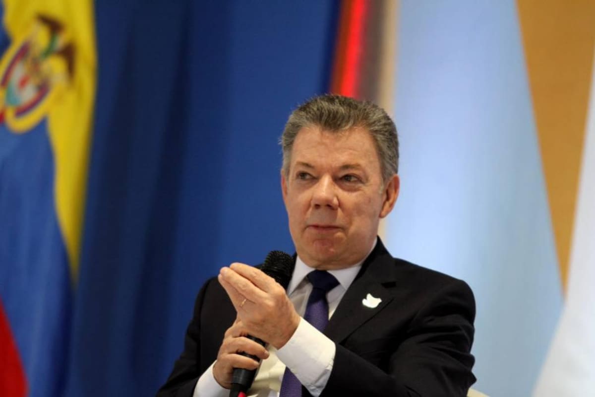 Santos admitió haber suscrito contratos públicos con empresa de su exgerente de campaña (Foto: Colprensa /VANGUARDIA LIBERAL)