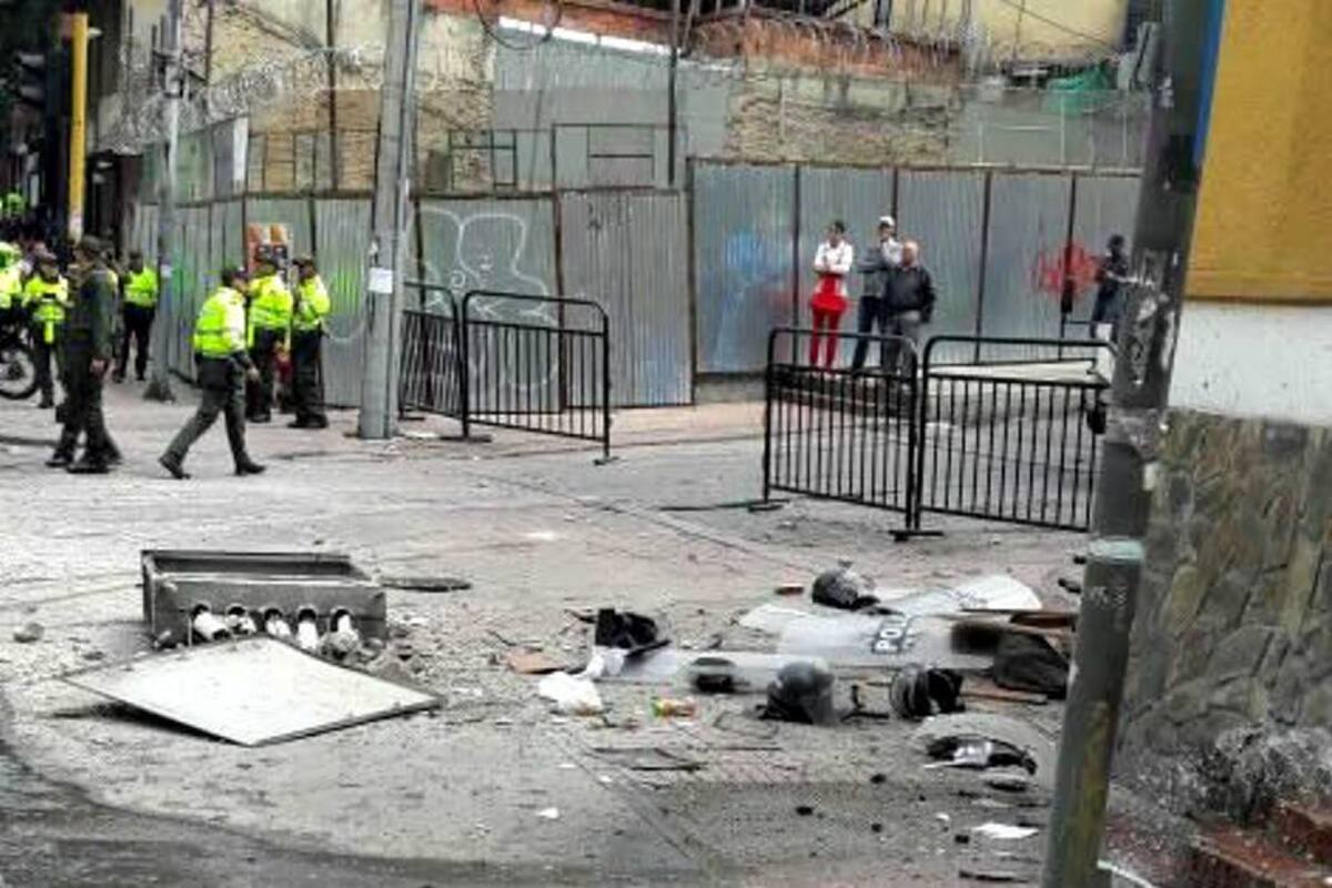 Cerca de 30 heridos tras explosión en inmediaciones a plaza de toros de Bogotá (Foto: COLPRENSA/VANGUARDIA LIBERAL)