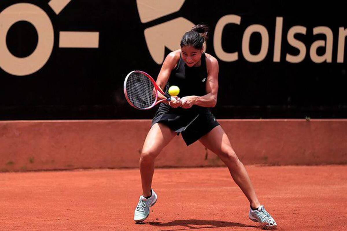 María Herazo avanzó a segunda ronda del Claro Open Colsanitas (Foto: Colprensa /VANGUARDIA LIBERAL)