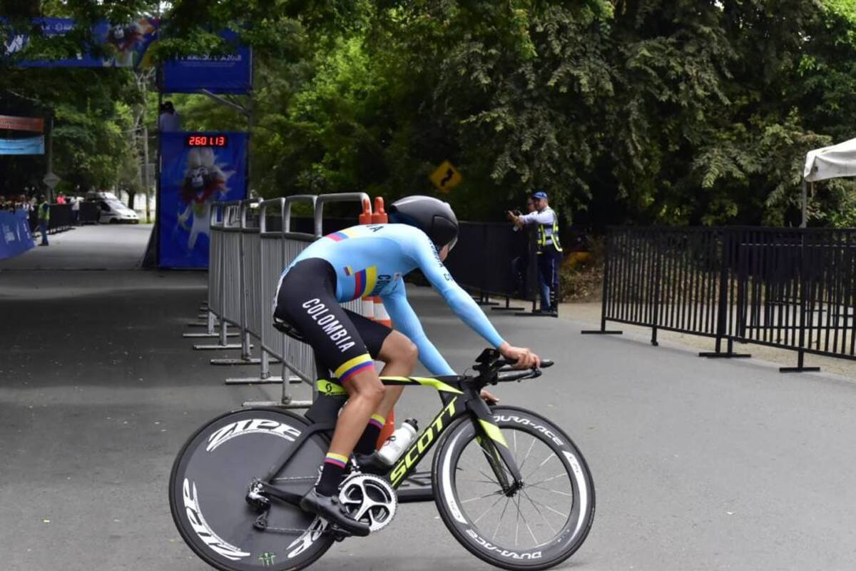 El ciclismo le dio su primer oro a Colombia en los Centroamericanos 2018 (Foto: Colprensa / VANGUARDIA LIBERAL)