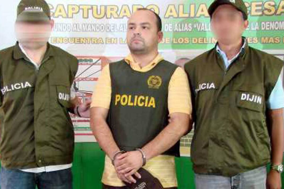 Recapturan a alias ‘Cesarín’, jefe de la ‘Oficina de Envigado’ (Foto: Colprensa/VANGUARDIALIBERAL)