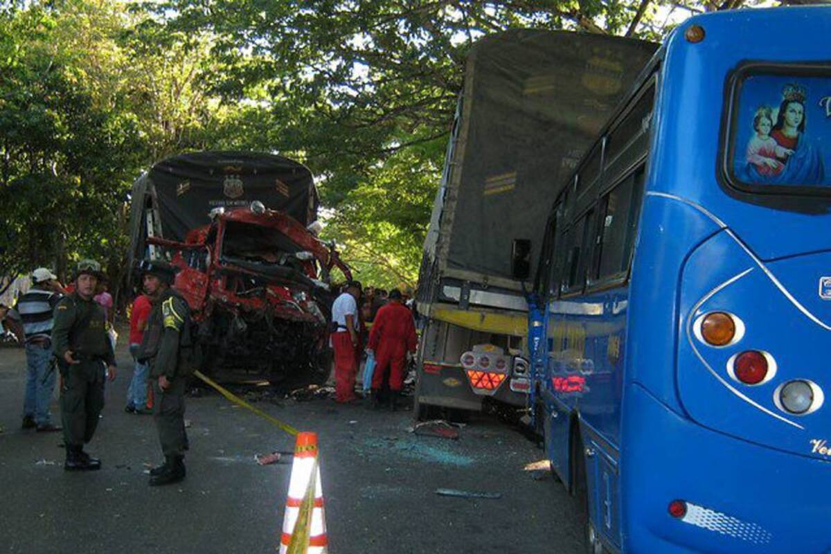 Once muertos dejan accidentes de tránsito en el país (Foto: Archivo/VANGUARDIA LIBERAL)