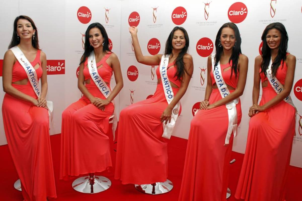 ‘Prueba de fuego’ de las candidatas a Señorita Colombia con el jurado (Foto: Colprensa / VANGUARDIA LIBERAL)