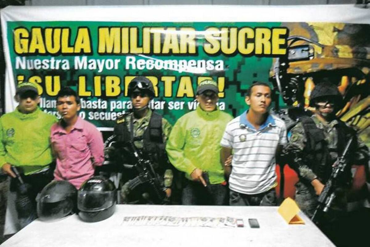 La Armada captura a dos extorsionistas en Cartagena (Foto: COLPRENSA/VANGUARDIA LIBERAL)