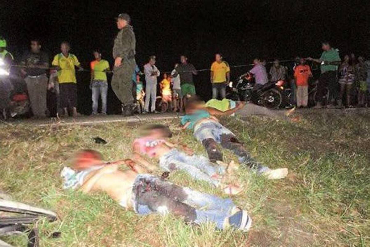 Cinco muertos y cinco heridos en accidente de tránsito en Córdoba (Foto: Colprensa/VANGUARDIA LIBERAL)