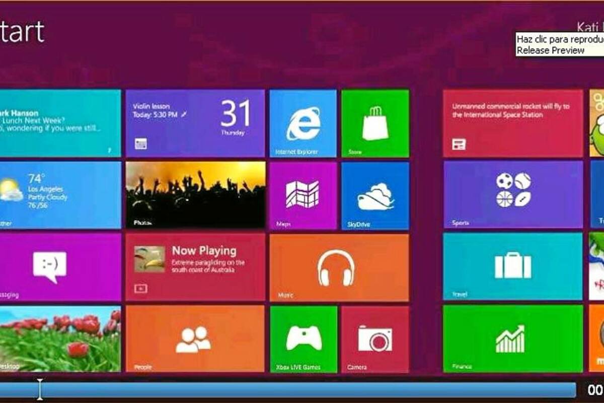 Windows 8: listo para venderse como pan caliente (Foto: Colprensa/VANGUARDIA LIBERAL)