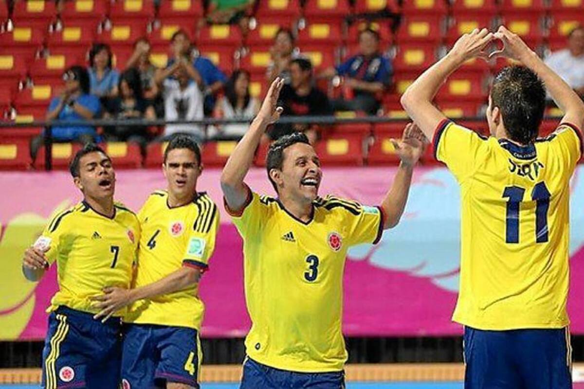 Histórica clasificación de Colombia a las semifinales del Mundial de futsal (Foto: Colprensa/ VANGUARDIA LIBERAL)