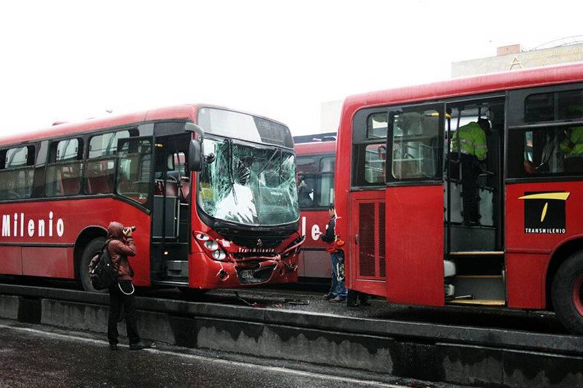 37 personas heridas en tres accidentes de tránsito en Bogotá (Foto: COLPRENSA/VANGUARDIA LIBERAL)