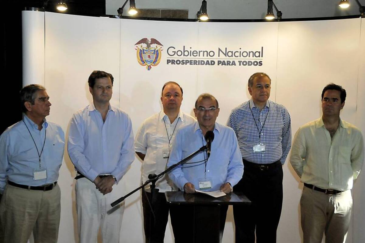 Gobierno insatisfecho con ritmo de negociación (Foto: Colprensa / VANGUARDIA LIBERAL)