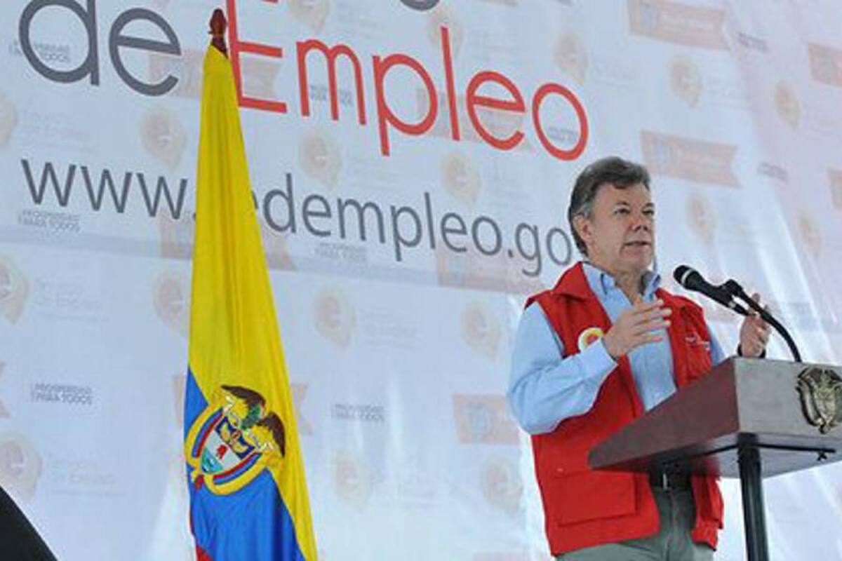 Presidente inauguró el servicio de empleo en Cali (Foto: Colprensa/VANGUARDIA LIBERAL)