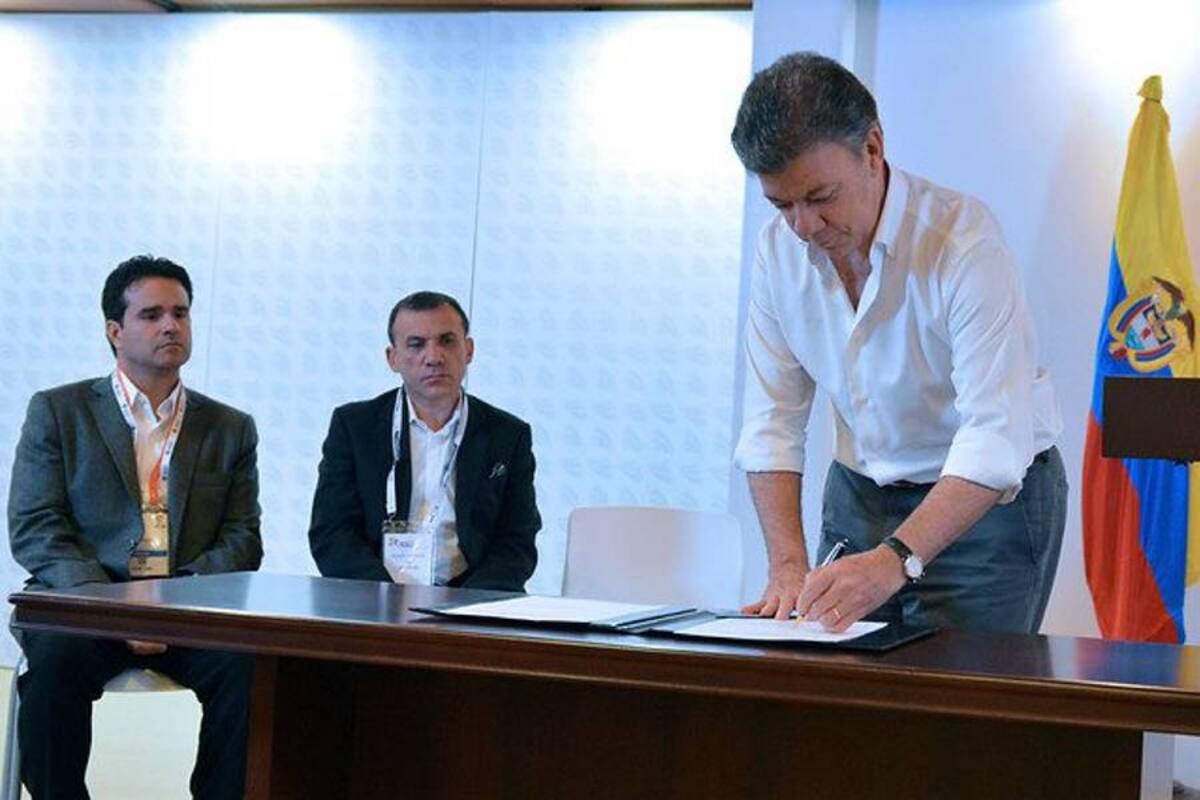 Santos firmó ley del acuerdo marco de Alianza del Pacífico (Foto: Colprensa/VANGUARDIA LIBERAL)