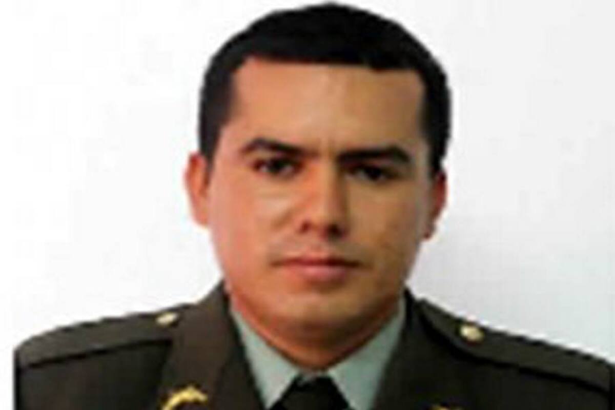 Subintendente Sergio Herrera Gualdrón, qepd. (Foto: Colprensa / VANGUARDIA LIBERAL)