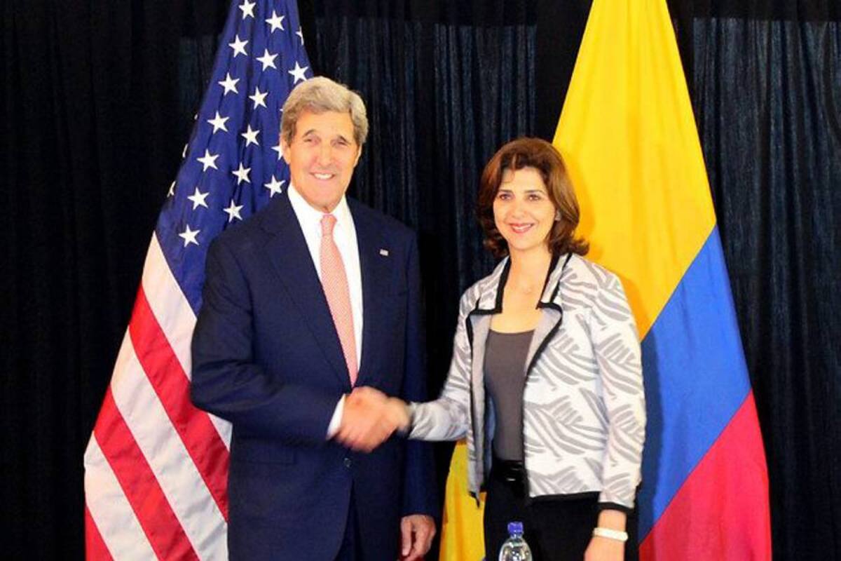 Holguín y John Kerry hablaron de visas y relaciones bilaterales (Foto: Colprensa/VANGUARDIALIBERAL)