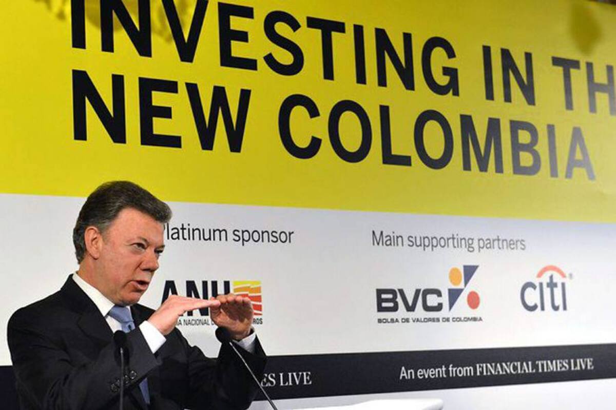 Santos habló sobre la reunión con Capriles (Foto: Colprensa/VANGUARDIA LIBERAL)