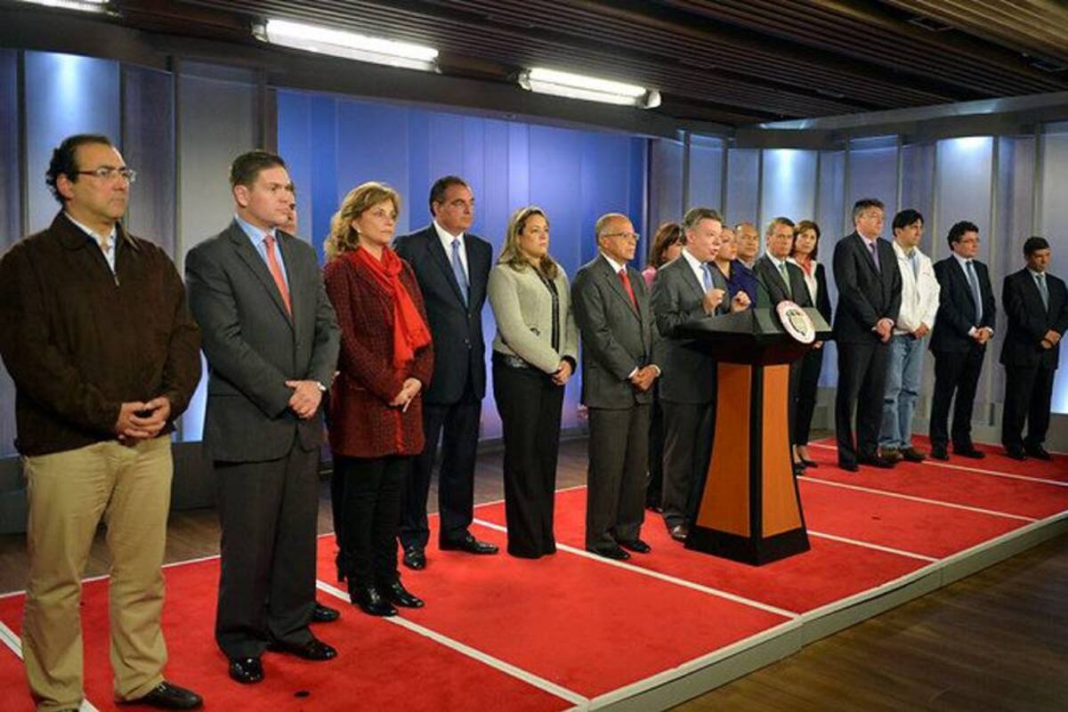 Cinco ministros nuevos conforman el gabinete de Santos (Foto: Colprensa/ VANGUARDIA LIBERAL)