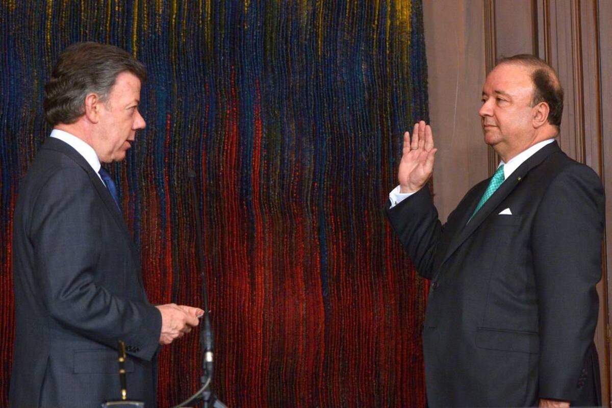 Luis Carlos Villegas, nuevo Ministro de Defensa (Foto: Colprensa/VANGUARDIALIBERAL)