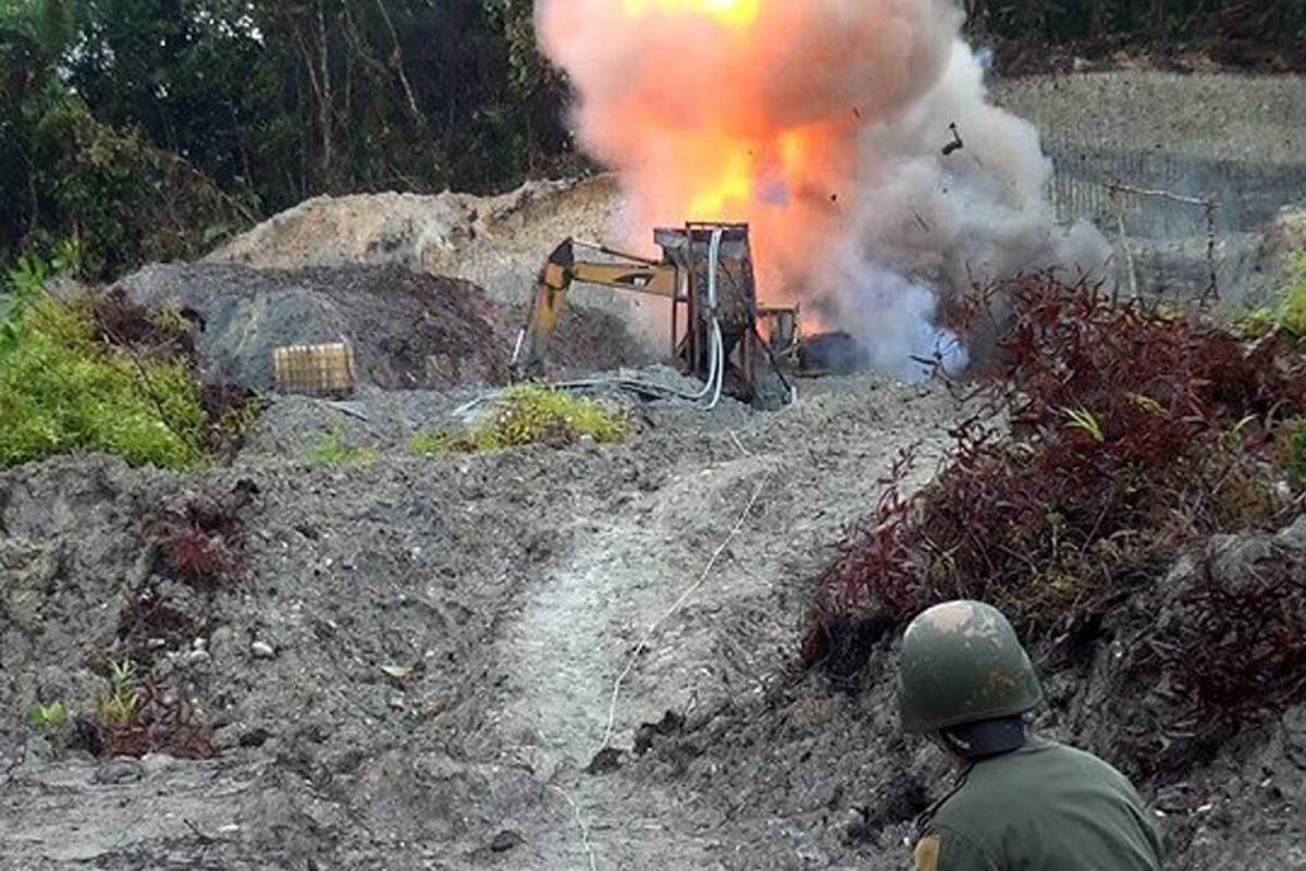 Policía Nacional identificó 307 focos de minería ilegal en Colombia (Foto: Colprensa / VANGUARDIA LIBERAL)