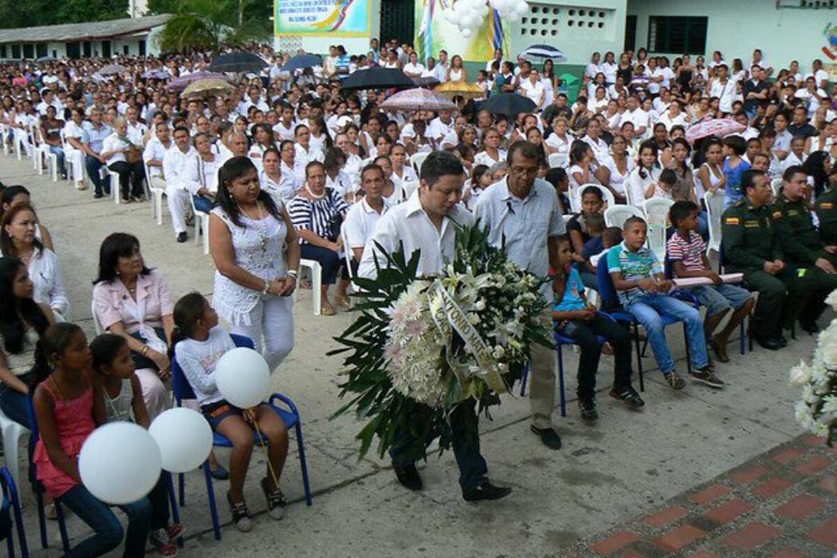 Marcha de solidaridad por las víctimas de Fundación (Foto: Archivo/VANGUARDIA LIBERAL)